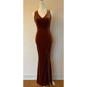 Revelry Asher Velvet Dress (bridesmaid formal special occasion backless)